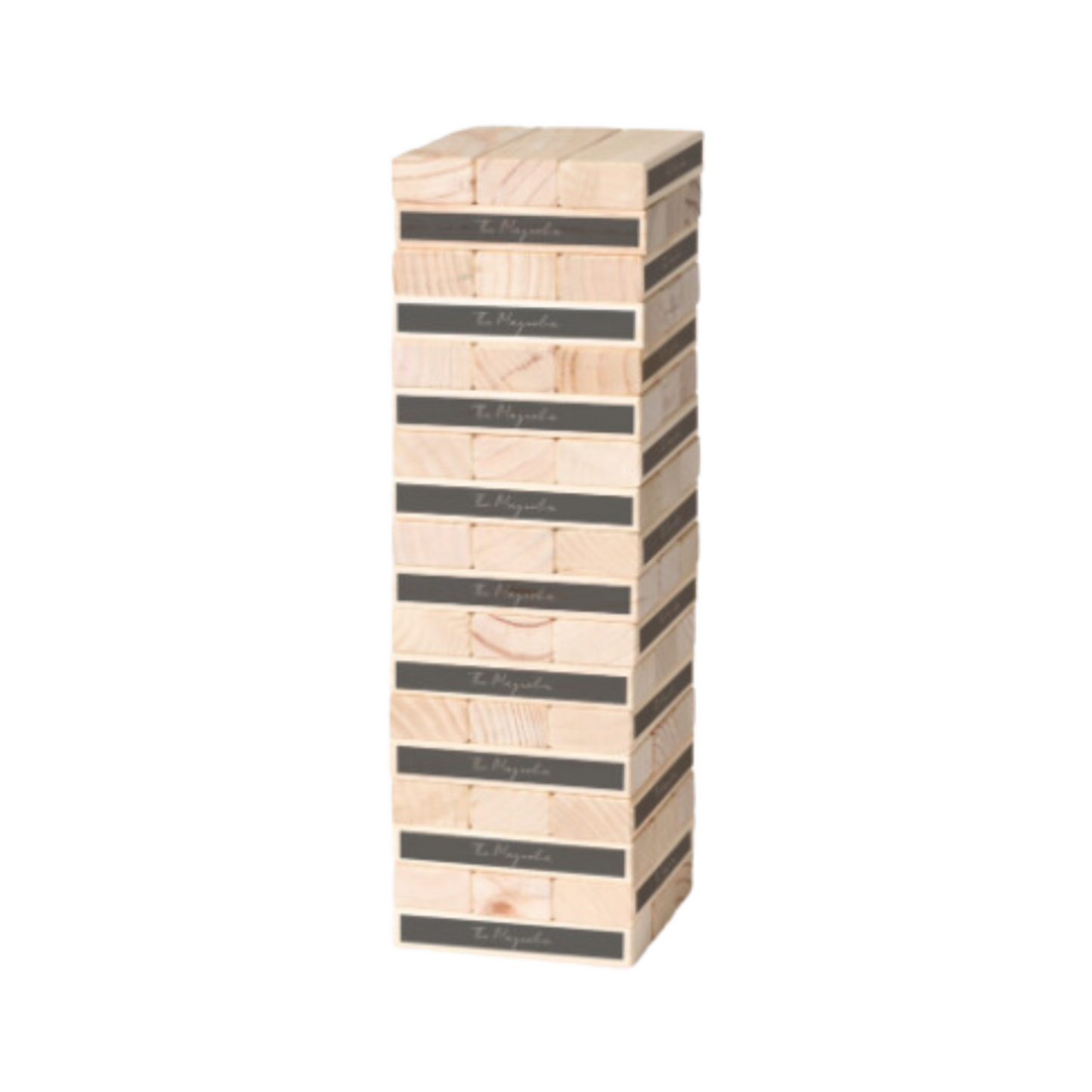 Jenga game set up for wedding entertainment at Magnolia Venue in the Smoky Mountains.