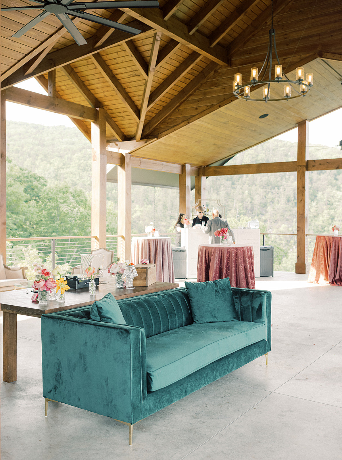 Emerald Accent Sofa