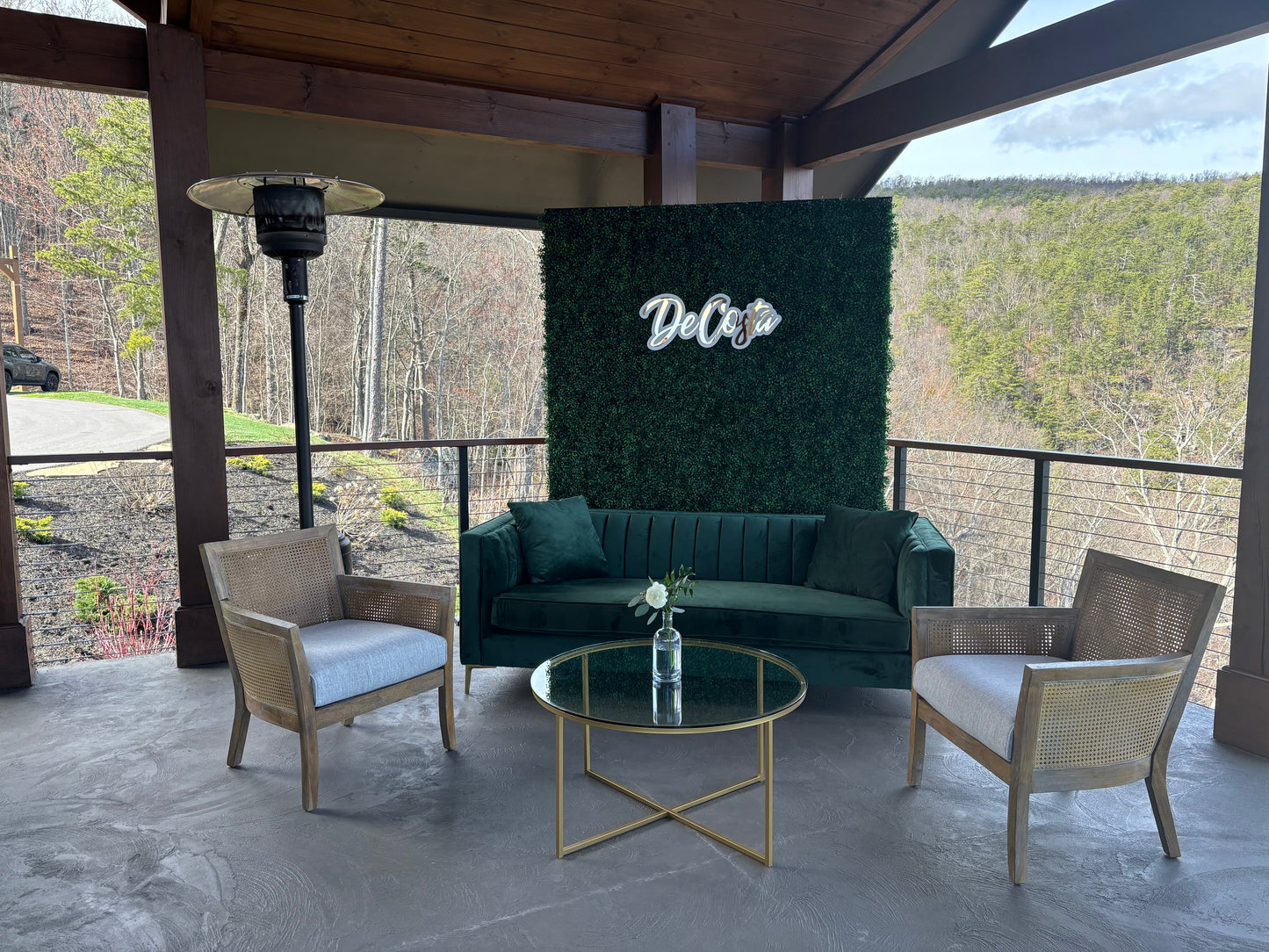 Emerald Accent Sofa